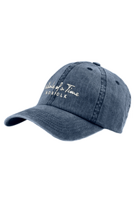 Stonewashed Cap - Navy - Whale Of A Time Clothing