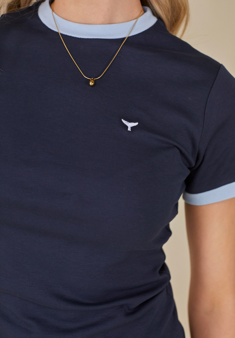 Women's Brancaster T-Shirt - Navy