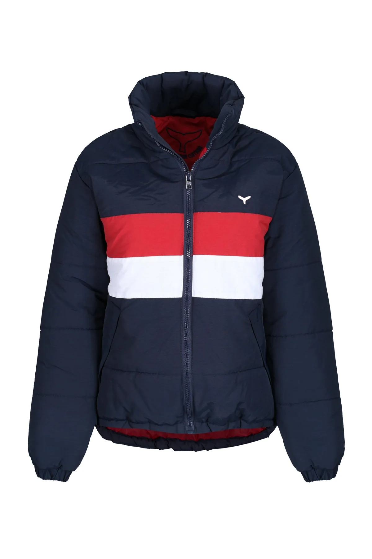 Penzance Unisex Puffer Jacket - Navy - Whale Of A Time Clothing