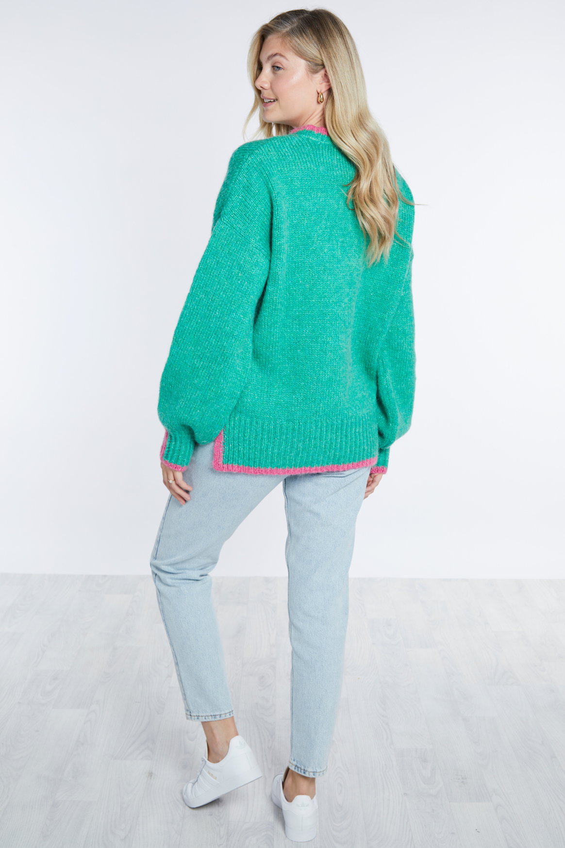 Rockingham Jumper - Green/Pink