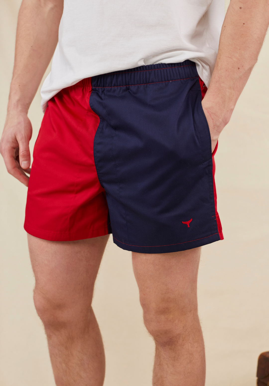 Rugby Shorts Men's - Red