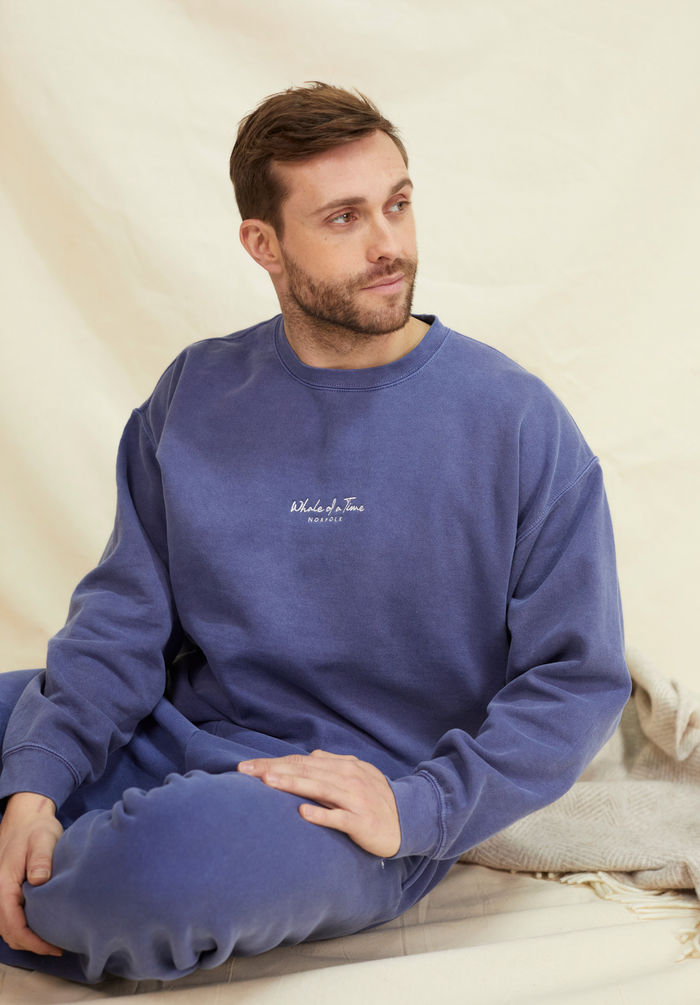 Signature Men's Sweatshirt - Stonewashed Navy