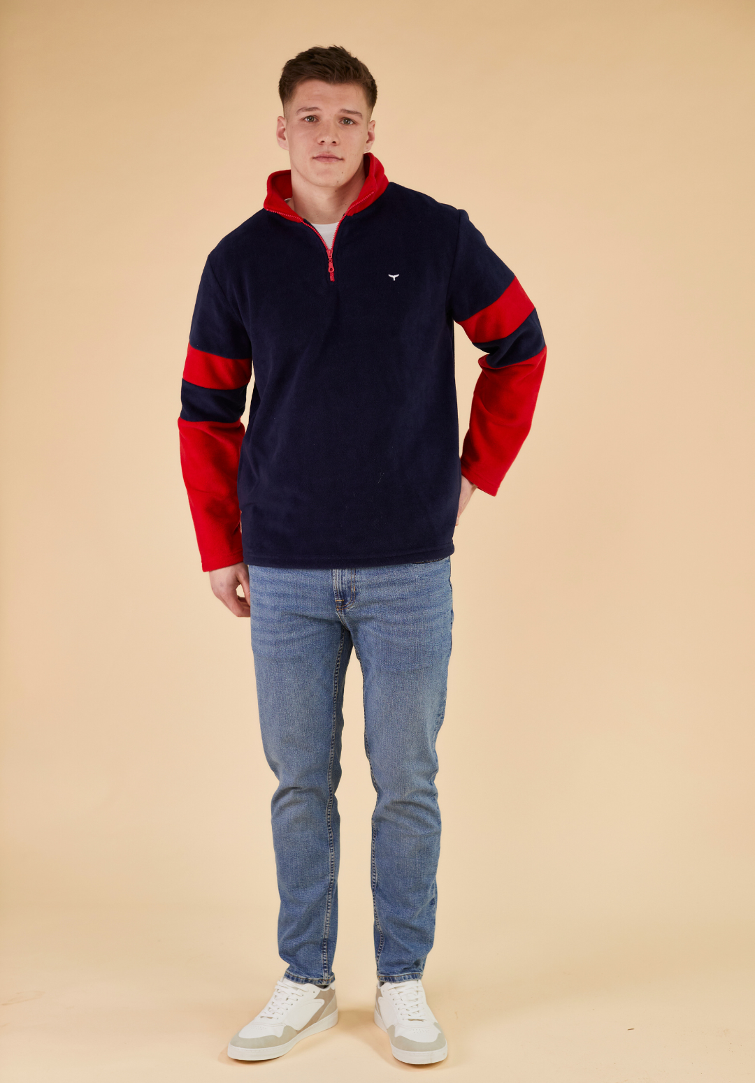 Weybourne Men's Fleece Quarter Zip - Navy