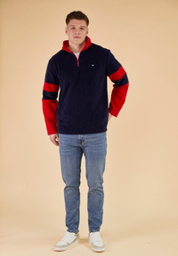 Weybourne Men's Fleece Quarter Zip - Navy